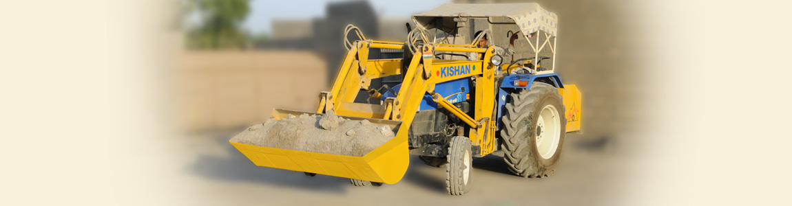 Tractor Mounted Front End Loader for Raw Material