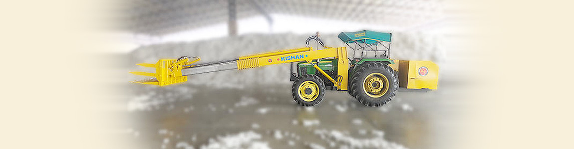Telescopic Front End Loaders for Raw Cotton | Kishan Equipments